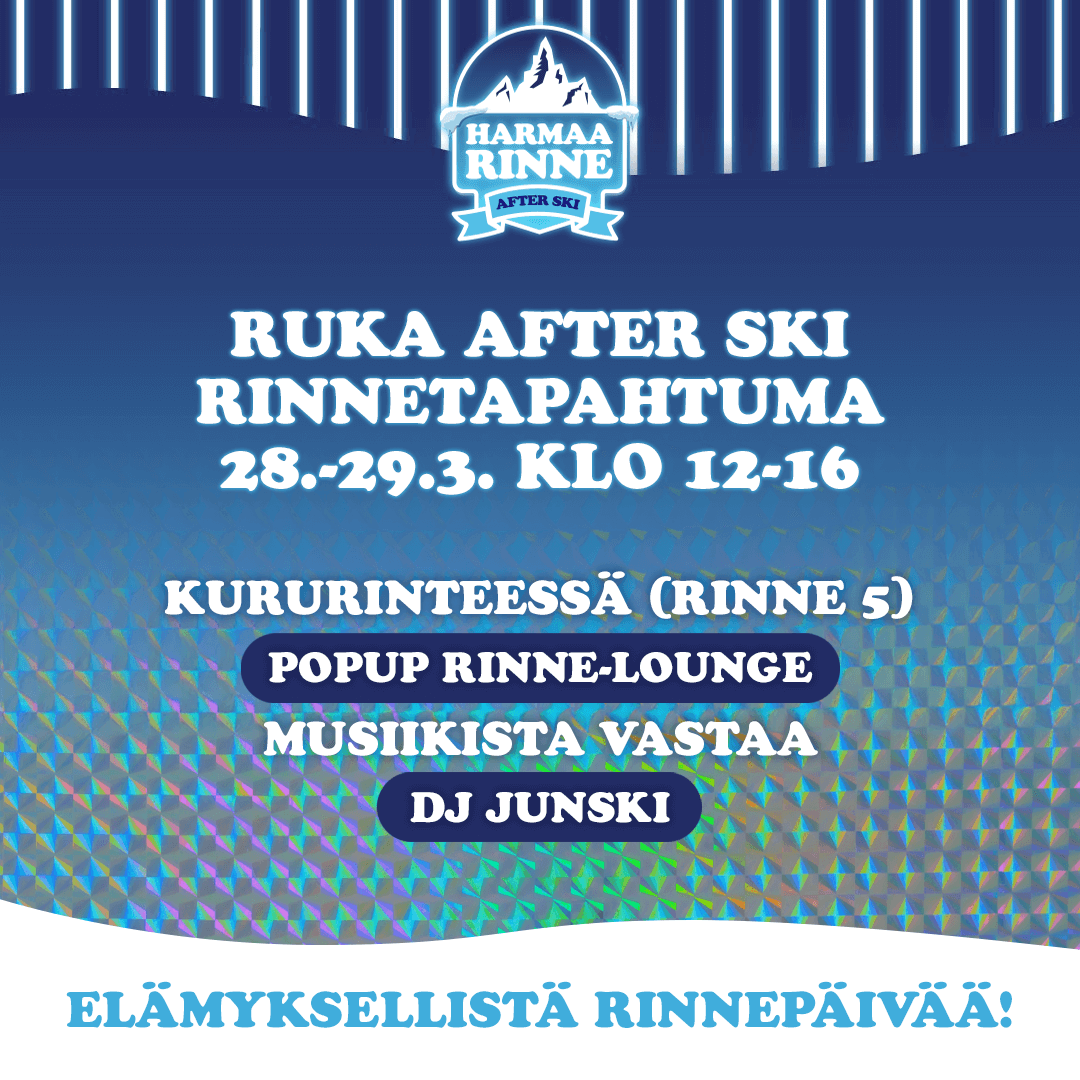 Ruka rinnetapahtuma perjantaina ja lauantaina