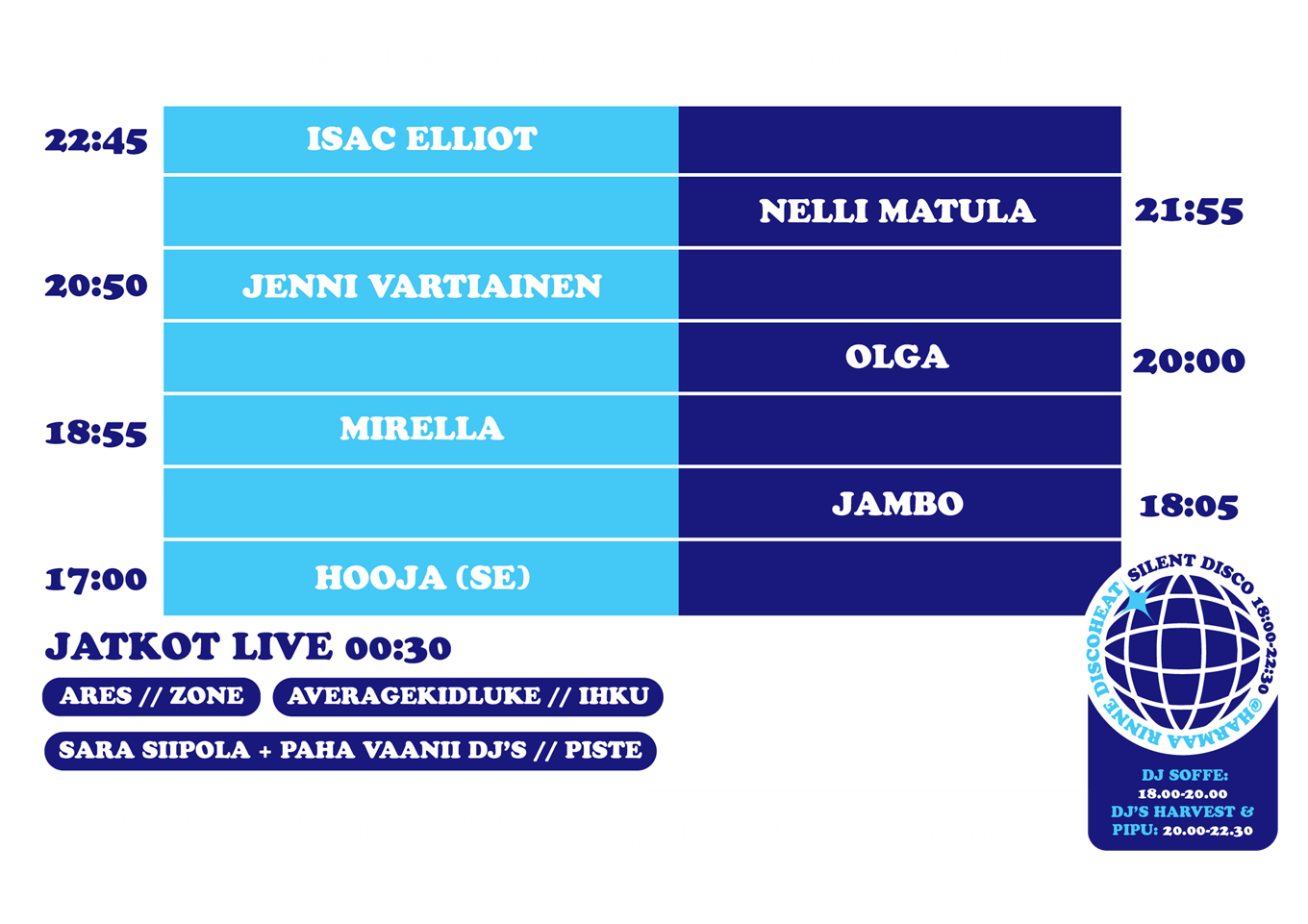 Lauantain ohjelma